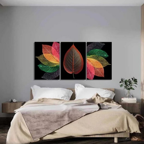 Translucent Leaf Triptych – Set of 3 (12x16)