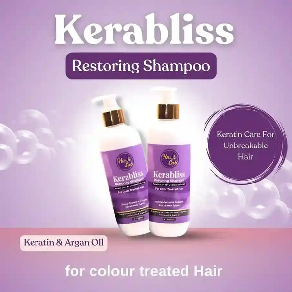Kerabliss | Best Keratin Shampoo & Conditioner for Color-Treated Hair | (e300ml)
