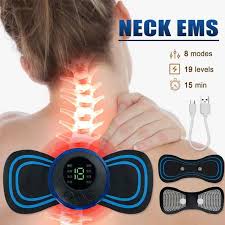 EMS Mini Electric Body Massager – Cervical, Neck & Back Pain Relief